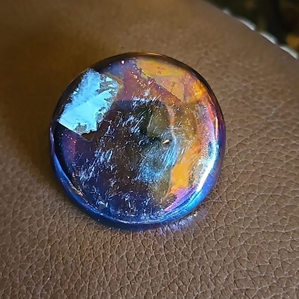 3/$30 Vintage Red Hat Enamel Crystal Trinket Box